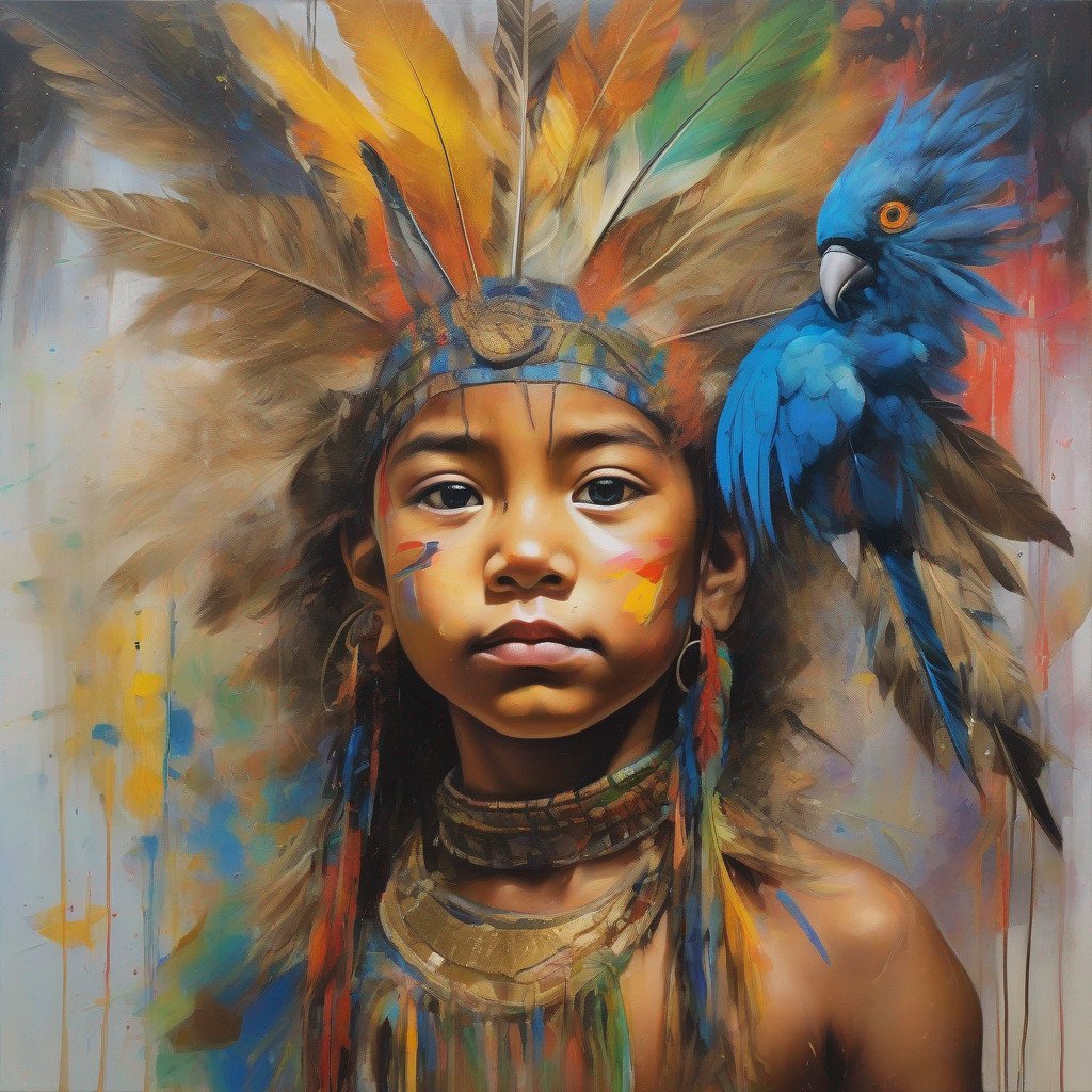 Niños de Amazonas IV: Raíces de color